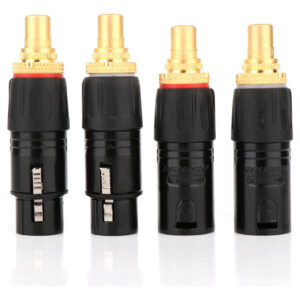 Xlr Revolution Rca Base (cobre) - Adaptador Fêmea Xlr Para R