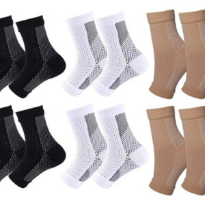 6 Pares De Meias De Neurocompressão,