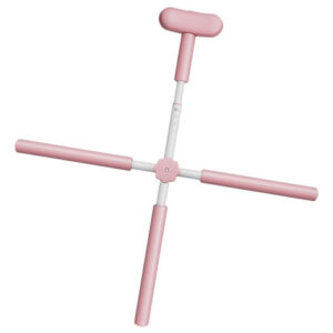 Flexibilidade De Alongamento De Bastões De Exercício Rosa