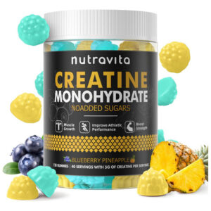 Gomas De Monohidrato De Creatina Nutravita Para Homens E Mul