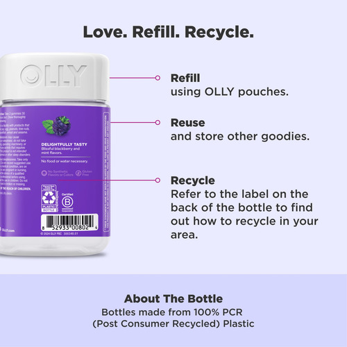 Suplemento Para Dormir Olly Sleep Gummy 3 Mg De Melatonina 9 - Imagem 5