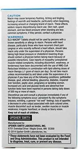 Slo-niacin Vitamina B3 500 Mg - Niacina De Liberação Lenta - Imagem 3