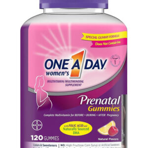 Gomas Multivitamínicas Pré-natais Femininas Um Por Dia, Incl