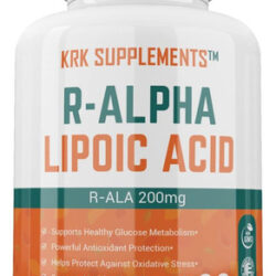 Suplementos Krk 1 Frasco R-ala Ácido R-alfa Lipóico 200mg 90