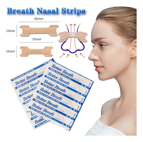 Breath Strips Right Nasal Way Pcs Aid Stop 10/50/100 - Imagem 2
