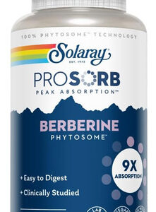 Solaray Berberine Phytosome - 9x De Absorção E Fácil De Dige