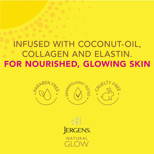 Hidratante Jergens Natural Glow +firmador Com Spf 20 220ml - Imagem 4