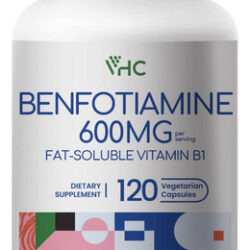 Suplemento De Vitamina B1 Vhc Benfotiamina 600 Mg - 5x Tempo