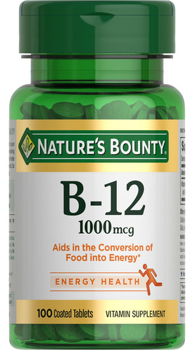 Suplemento Vitamínico Nature's Bounty Vitamina B12 1000mcg 1