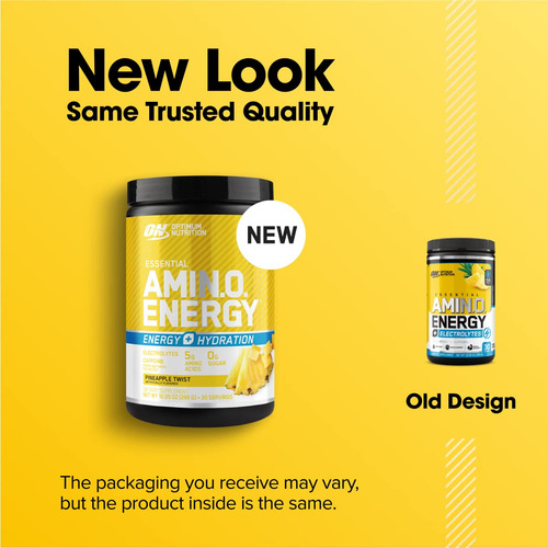 Suplemento Optimum Nutrition Amino Energy Pineapple 30 Serv - Imagem 6