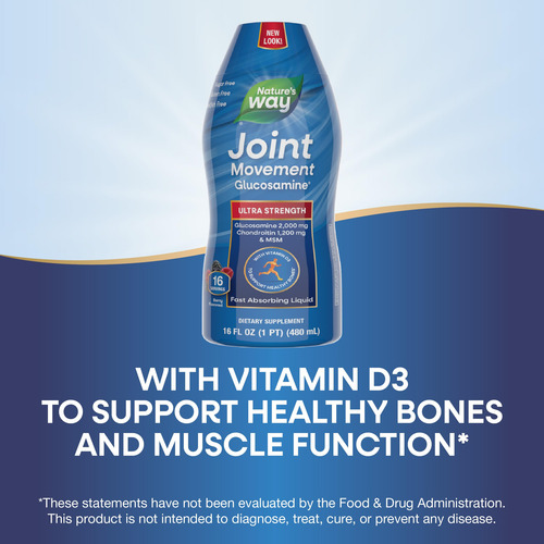 Suplemento Nature's Way Joint Movement Glucosamina 473ml - Imagem 4