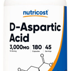 Cápsulas De Ácido D-aspártico (daa) Nutricost 3000 Mg Por Po