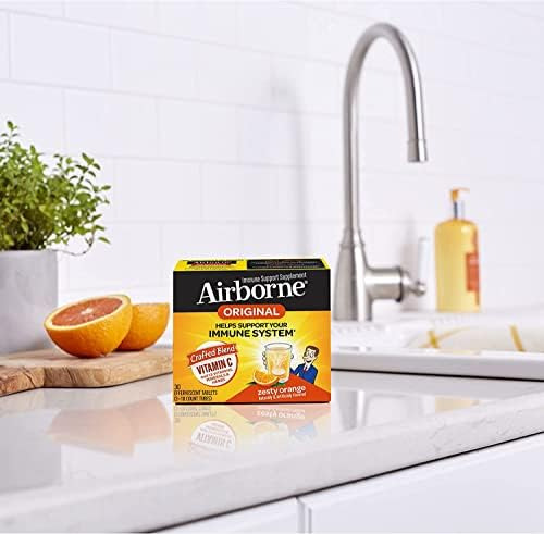 Vitamina C Airborne 1000 Mg 60 Comprimidos Efervescentes - Imagem 7
