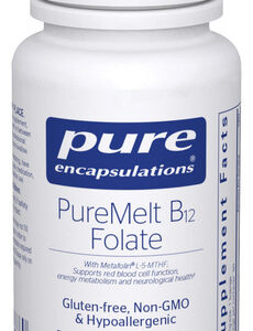 Suplemento De Encapsulamentos Puros Puremelt B12 Folate 90 L