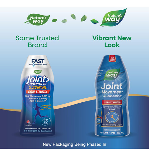 Suplemento Nature's Way Joint Movement Glucosamina 473ml - Imagem 2