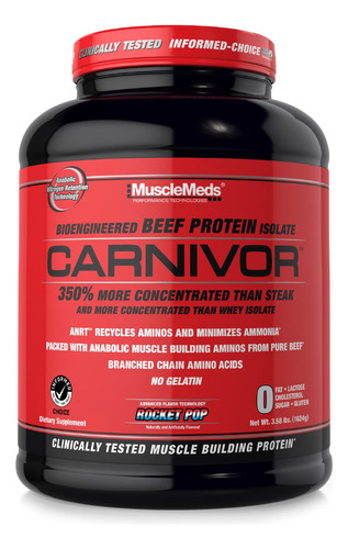Proteína Em Pó Musclemeds Carnivor Beef Isolate 1,6 Kg