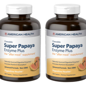 Suplemento American Health Super Papaya Enzyme 360 Comprimid