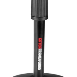 Gator Frameworks (2) Pacote De Mic Mic Stands Com (2) Cabos