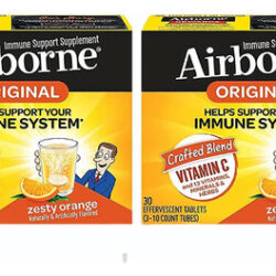 Vitamina C Airborne 1000 Mg 60 Comprimidos Efervescentes