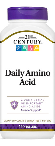 21st Century Daily Amino Acid Tablets, 120 Unidades