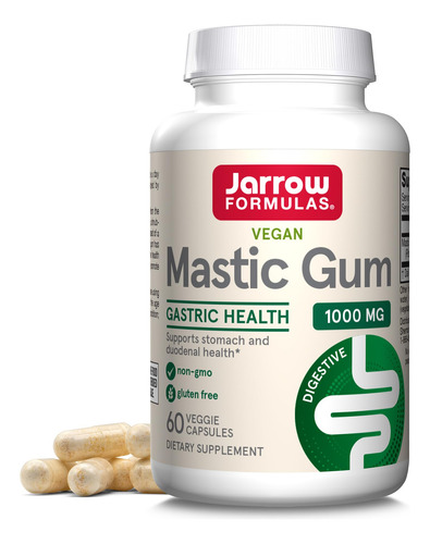 Suplemento Jarrow Formulas Mastic Gum 1000 Mg 60 Cápsulas Ve