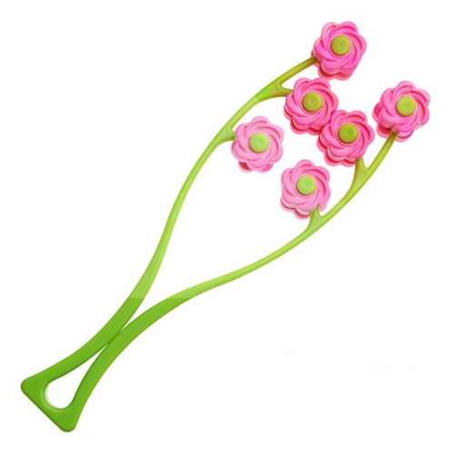 Rolo De Massagem Facial Massageador Facial Em Forma De Flor - Imagem 7