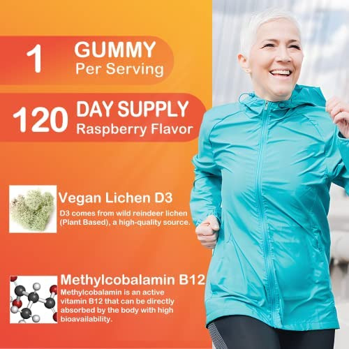 Vitamina Adk Sem Açúcar + Gomas B12 Para Adultos - Fornecim - Imagem 5