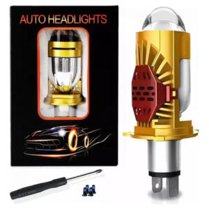 Projetor Led Bi-magnifier H4 8000lm Para Carro, Motocicleta