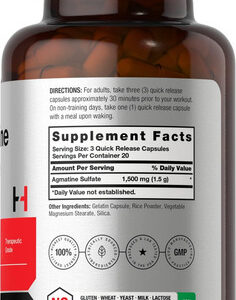Cápsulas De Sulfato De Agmatina Horbäach 1500mg | 60 Comprim