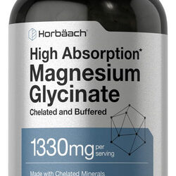 Glicinato De Magnésio Tamponado | 1330mg | 250 Cápsulas | Co