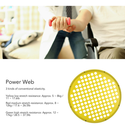 Para Para Power Web Terapia De Mão Web Colorida Resistência - Imagem 8