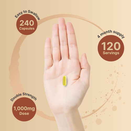 Suplemento Naturebell Quercetina 1000mg 240 Cápsulas - Imagem 4