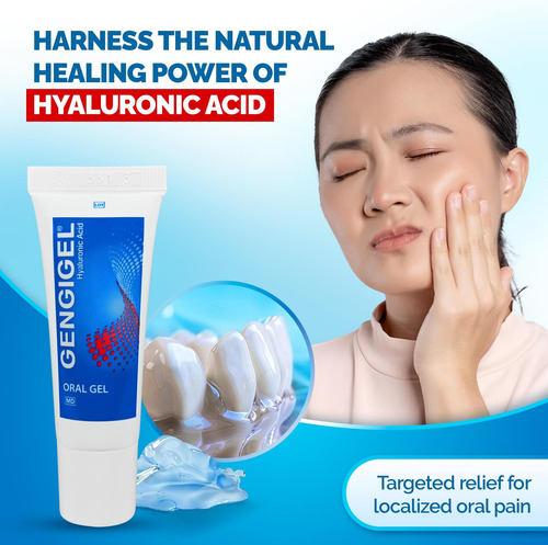 Gel Oral De Ácido Hialurônico Gengigel Para Desconforto Na B - Imagem 2