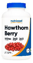 Suplemento Nutricost Hawthorn Berry Capsules 550 Mg 240 Ct - Imagem 2