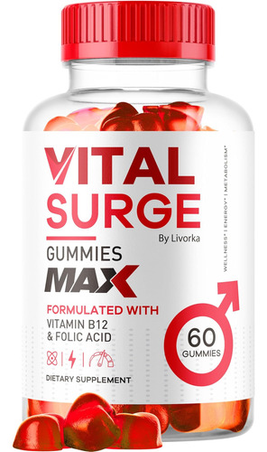 Surge Vital - Suporte Vital Para Gummies Men, Vita Vita Surg