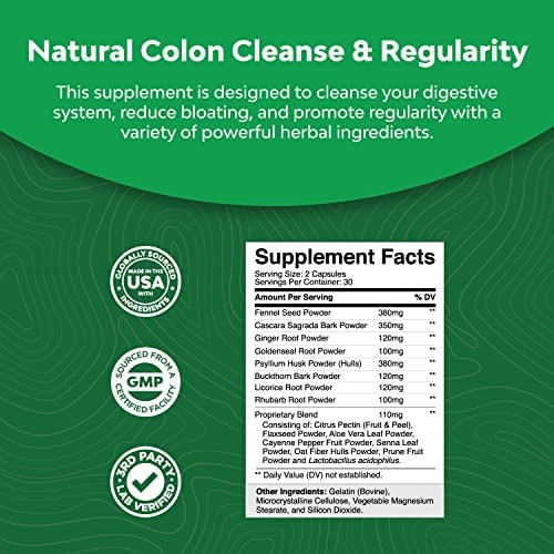 Colon Cleanser & Detox - Lactobacillus Acidophilus Suplement - Imagem 2