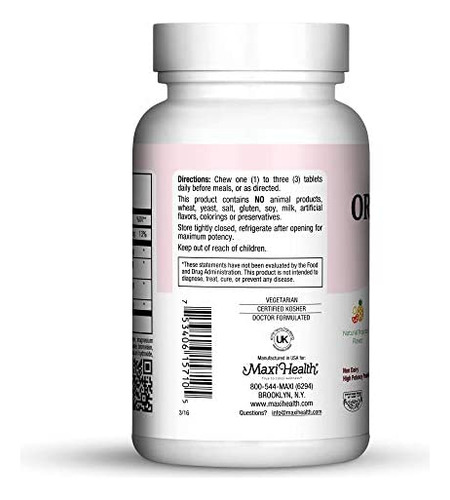Maxi-health Mastigável Oraldophilus - Não Lácteos - Probiót - Imagem 3