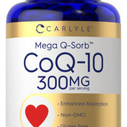 Suplemento Carlyle Coq10 300 Mg 120 Cápsulas Mega Q-sorb