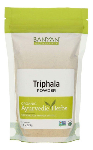 Suplemento Banyan Botanicals Triphala Em Pó 227g Orgânico