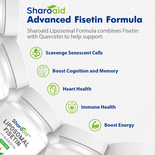 Fisetina Lipossomal Sharoaid Com Suplementos De Quercetina 1 - Imagem 3