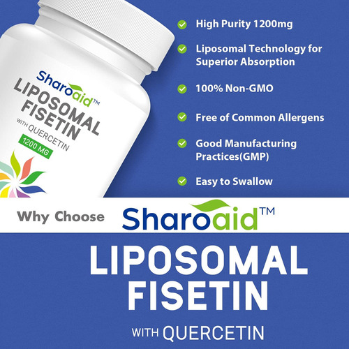 Fisetina Lipossomal Sharoaid Com Suplementos De Quercetina 1 - Imagem 2