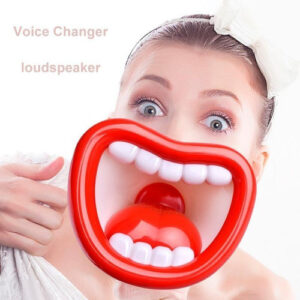 Mega Fone Infantil Trocador De Voz Boca Grande Engraçada