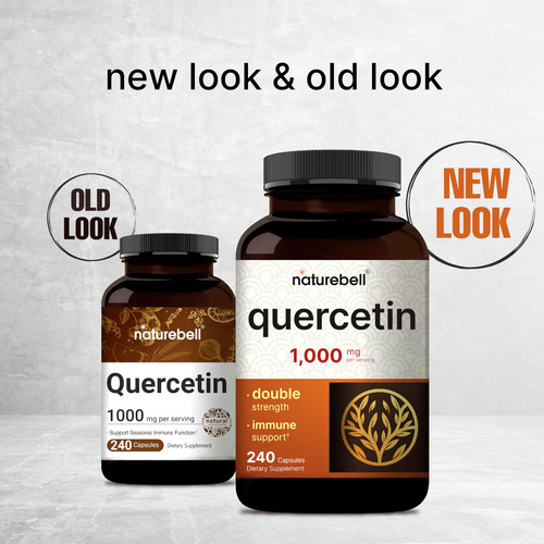 Suplemento Naturebell Quercetina 1000mg 240 Cápsulas - Imagem 5