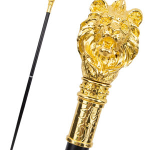 Bengala Decorativa De Festa Golden Luxury Lion Fashion Stick