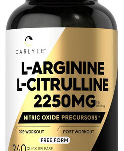Complexo Carlyle L-arginina L-citrulina | 2250mg | 240 Cápsu