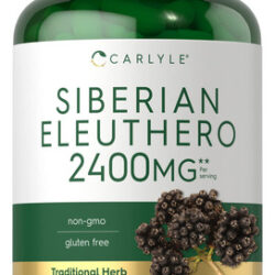 Suplemento Carlyle Siberian Eleuthero 2400mg 300 Cápsulas