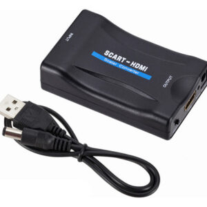 Conversor 1080p Scart Para Hdmi Adaptador De Áudio E Vídeo U