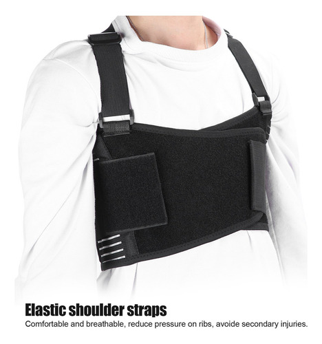 Suporte Para Fratura De Costela Peito Ajustável Respirável - Imagem 7