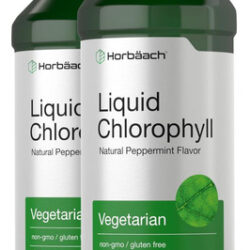 Horbäach Gotas Líquidas De Clorofila 100mg | 32 Onças (2 Gar