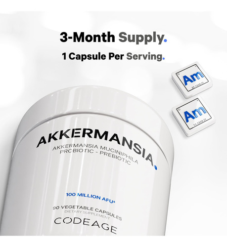 Suplemento Probiótico Codeage Akkermansia Muciniphila - Forn - Imagem 4